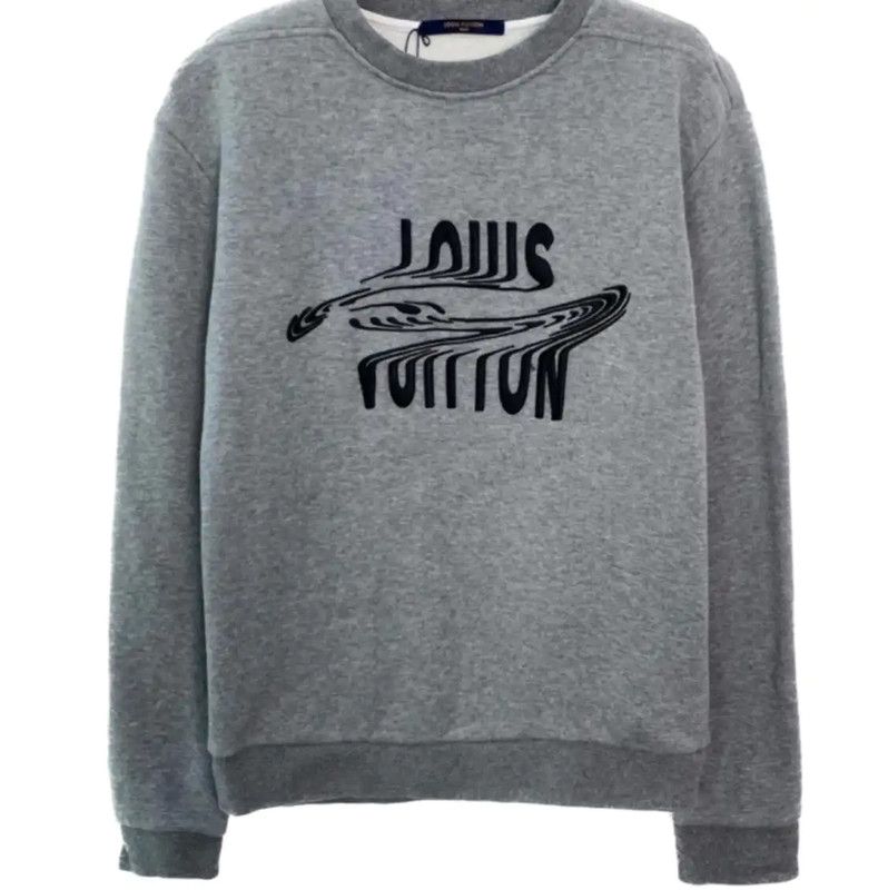 Louis Vuitton Louis Vuitton Gray Cotton Men's Sweatshirt 0089 Size US XS / EU 42 / 0 - 1 Thumbnail