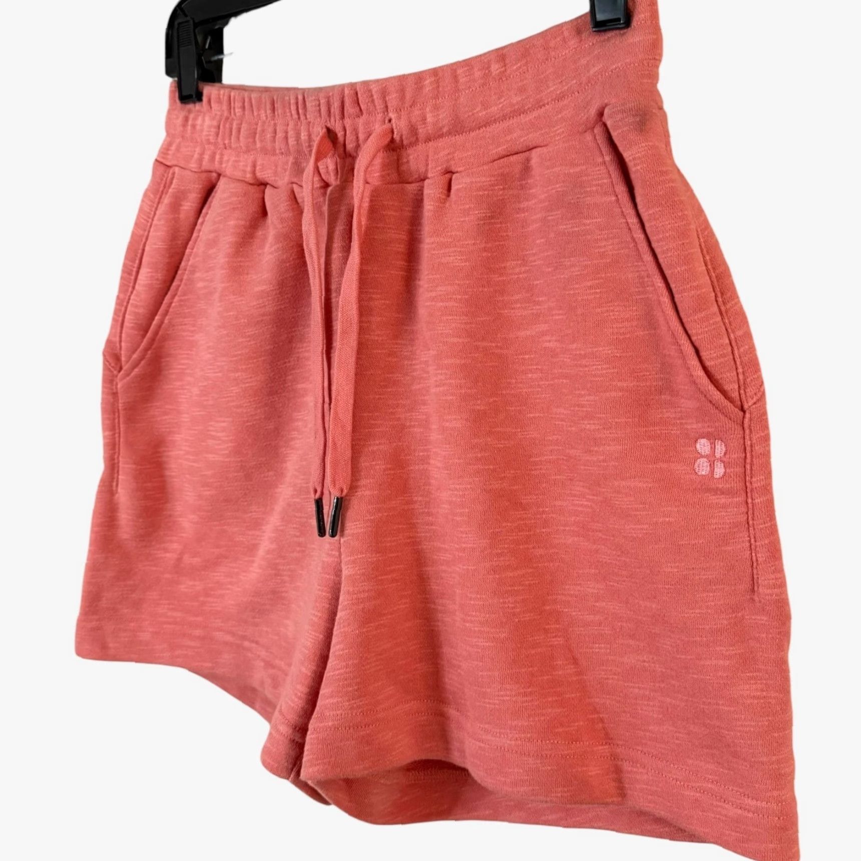 Sweaty Betty VINTAGE Sweaty Betty High-Waist Longline Sweat Shorts Orange Women XS Sweat Size 26" / US 2 / IT 38 - 2 Thumbnail