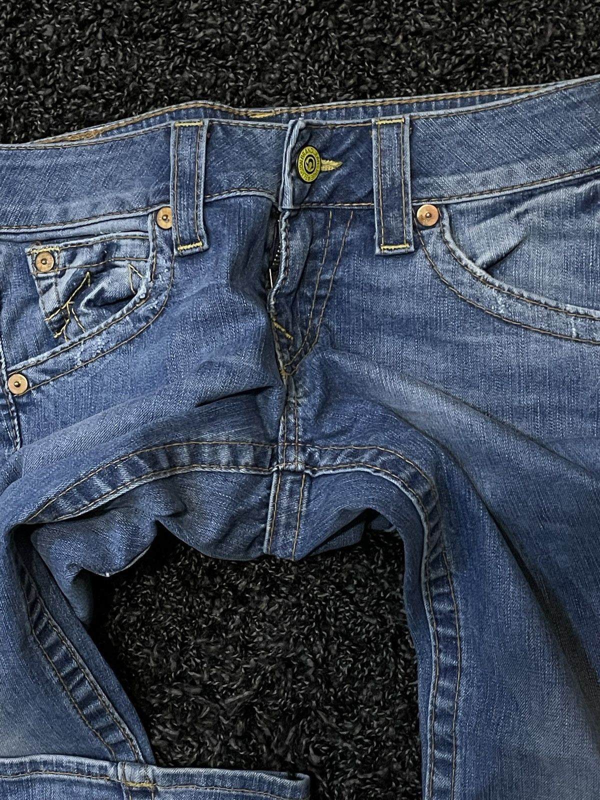 True Religion True Religion Skinny Wide Vintage Pant Jeans Y2K Streetwear Size 30" / US 8 / IT 44 - 6 Thumbnail