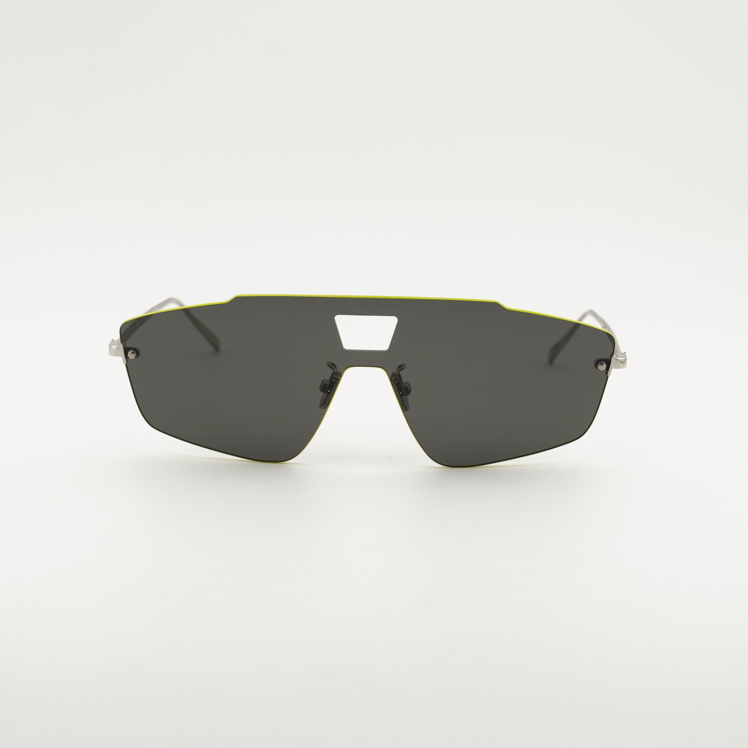 Berluti Berluti BL40019U 16D Sunglasses Palladium/Yellow Shield Fram Size ONE SIZE - 2 Thumbnail