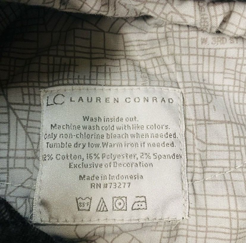 Other Lauren Conrad Jeans Womens Black Sz 16 Straight Leg GUC Size 38" / US 16 / IT 52 - 6 Thumbnail