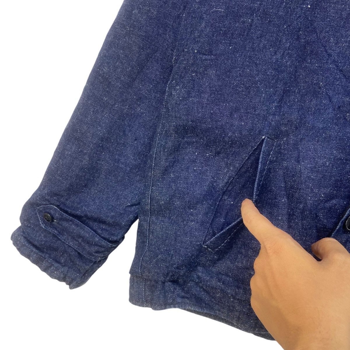 Japanese Brand Rageblue Street Fashion Fur Winter Denim Jacket Size US S / EU 44-46 / 1 - 12 Thumbnail