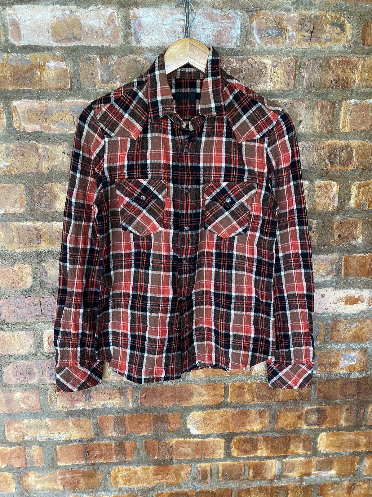 Roar Roar wrinkle mix fabric western detailing snap button Size US S / EU 44-46 / 1 - 2 Thumbnail