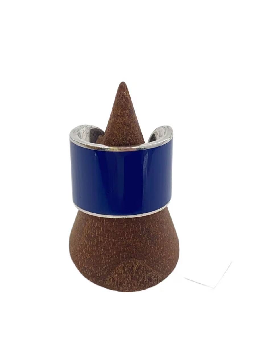 Maison Margiela Blue Open Ring Size ONE SIZE - 1 Thumbnail