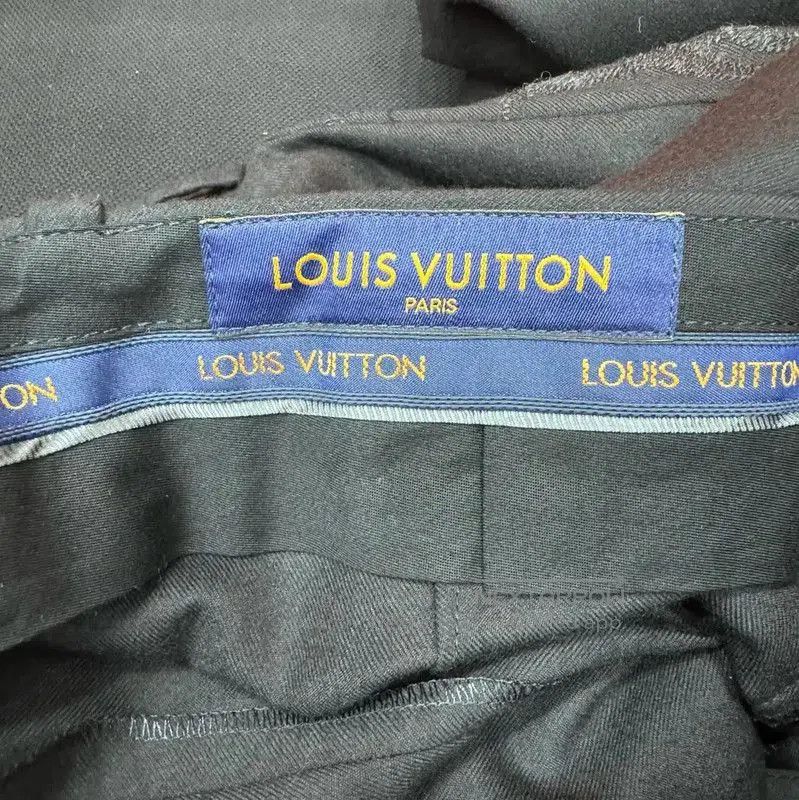 Louis Vuitton Louis Vuitton Black Cotton Women's Casual Pants . Size 28" / US 6 / IT 42 - 3 Thumbnail
