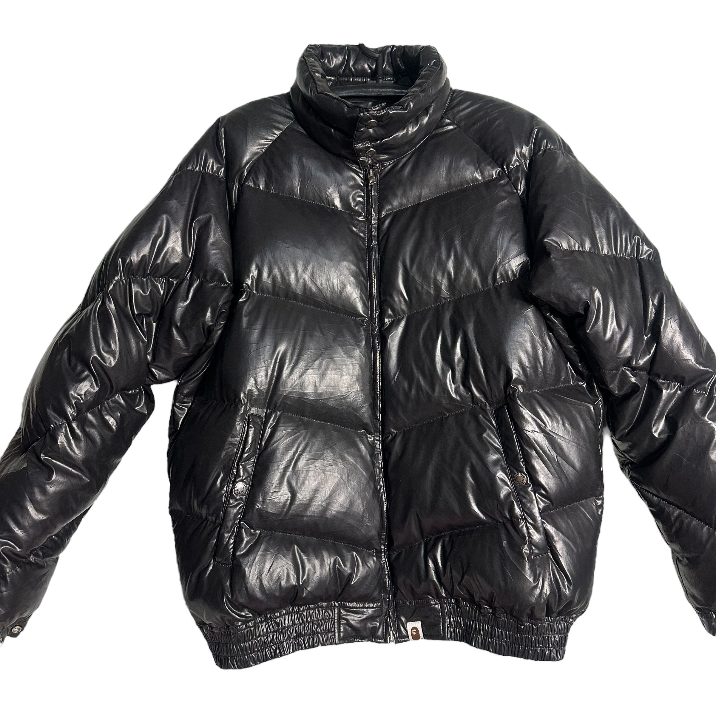 Bape 🔥RARE🔥BAPE A Bathing Ape Classic Puffer Bomber Jacket Size US L / EU 52-54 / 3 - 2 Thumbnail