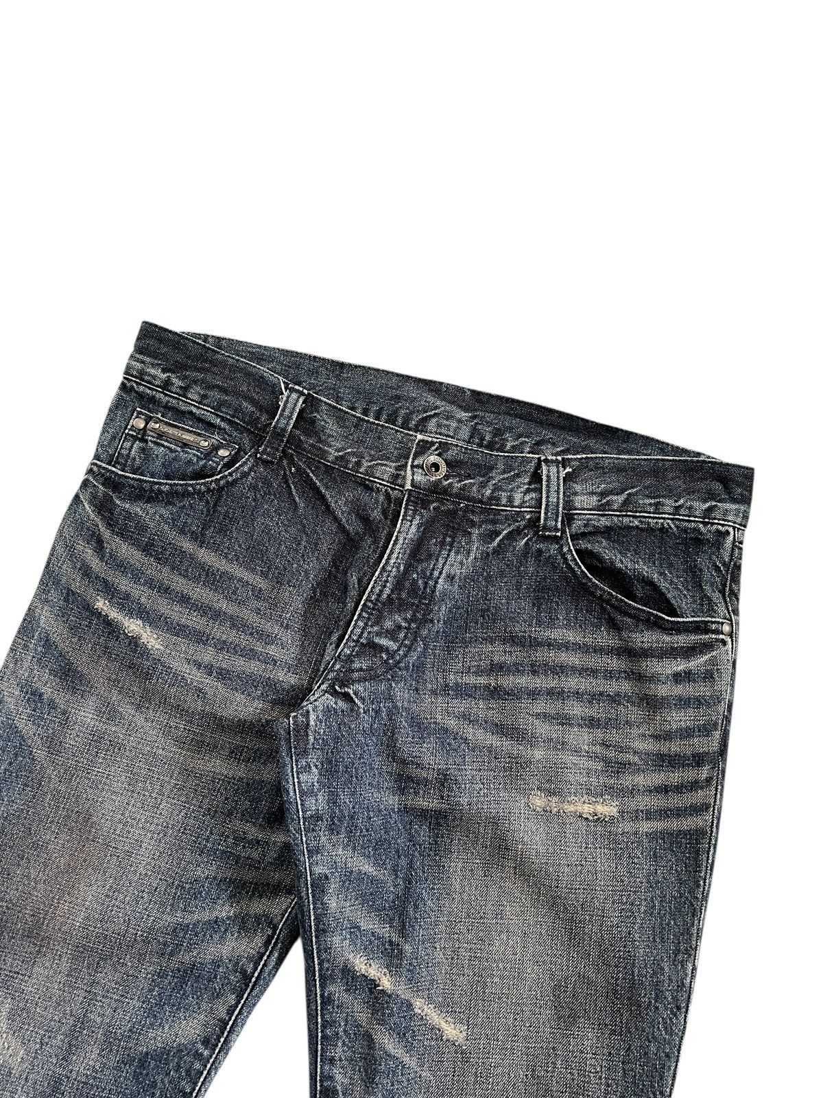5351 POUR LES HOMMES 5351 Pour Les Homme Distressed Flare Denim Size US 35 - 5 Thumbnail