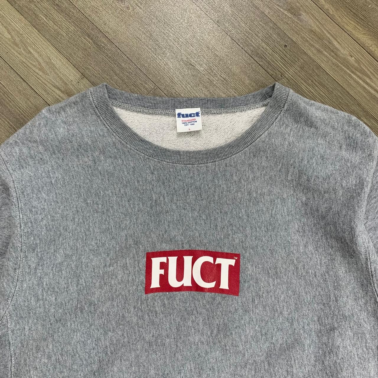 FUCT × Vintage Fuct Logo Box Sweatshirt Size US L / EU 52-54 / 3 - 2 Thumbnail