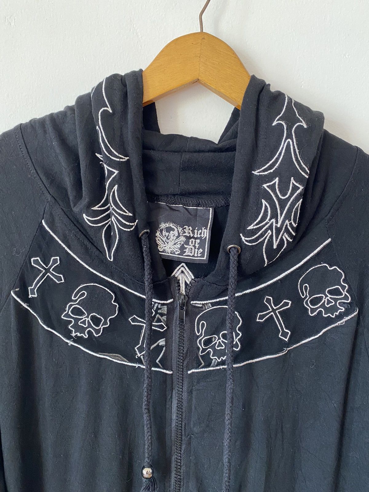 If Six Was Nine Rich or Die Japanese Gothic Punk Skulls Lgb Ifsixwasnine Size US L / EU 52-54 / 3 - 2 Thumbnail