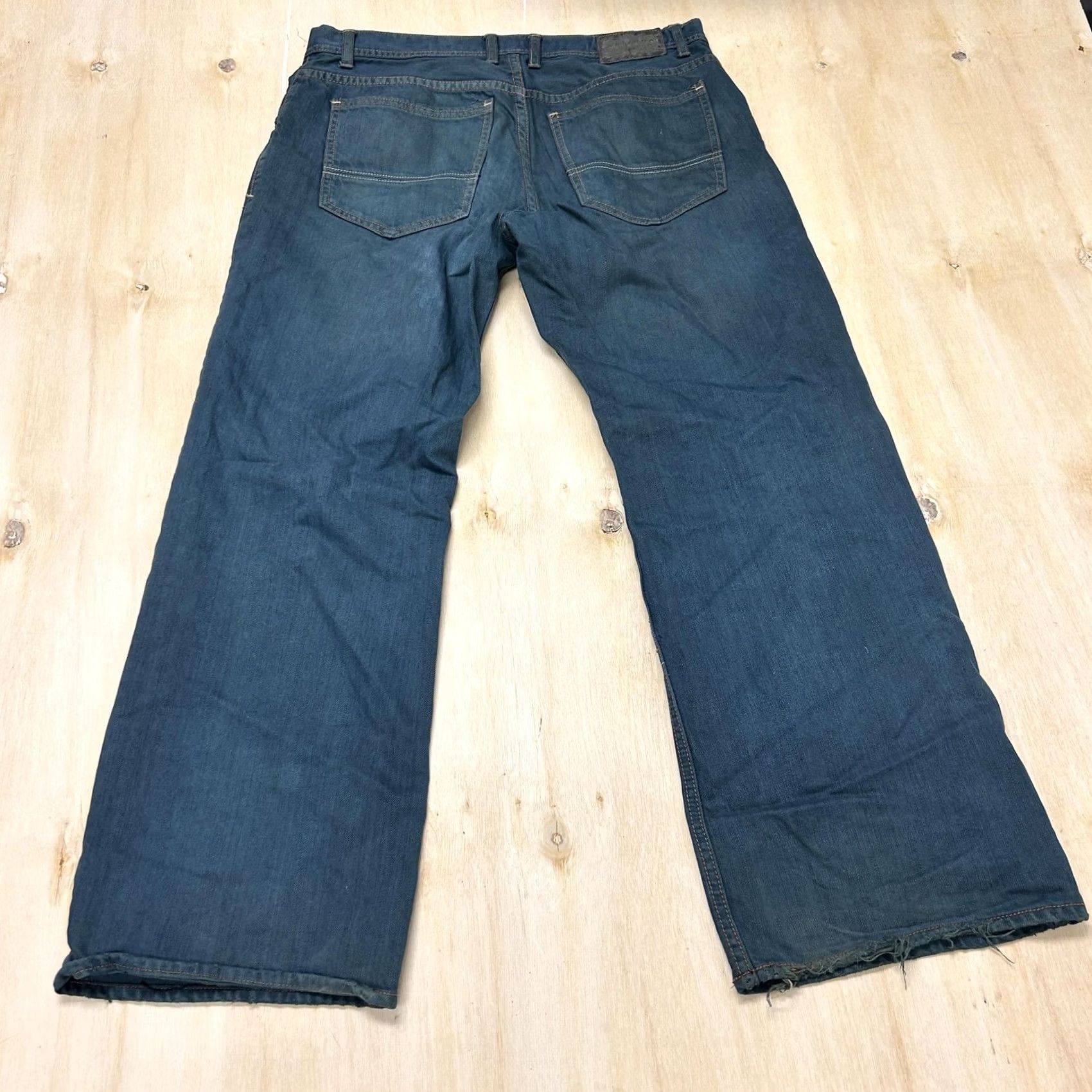 Vintage Arizona Jean Co. Mens Jeans Relaxed Fit Straight Blue Denim Medium Wash 33x30 Size US 33 - 4 Thumbnail