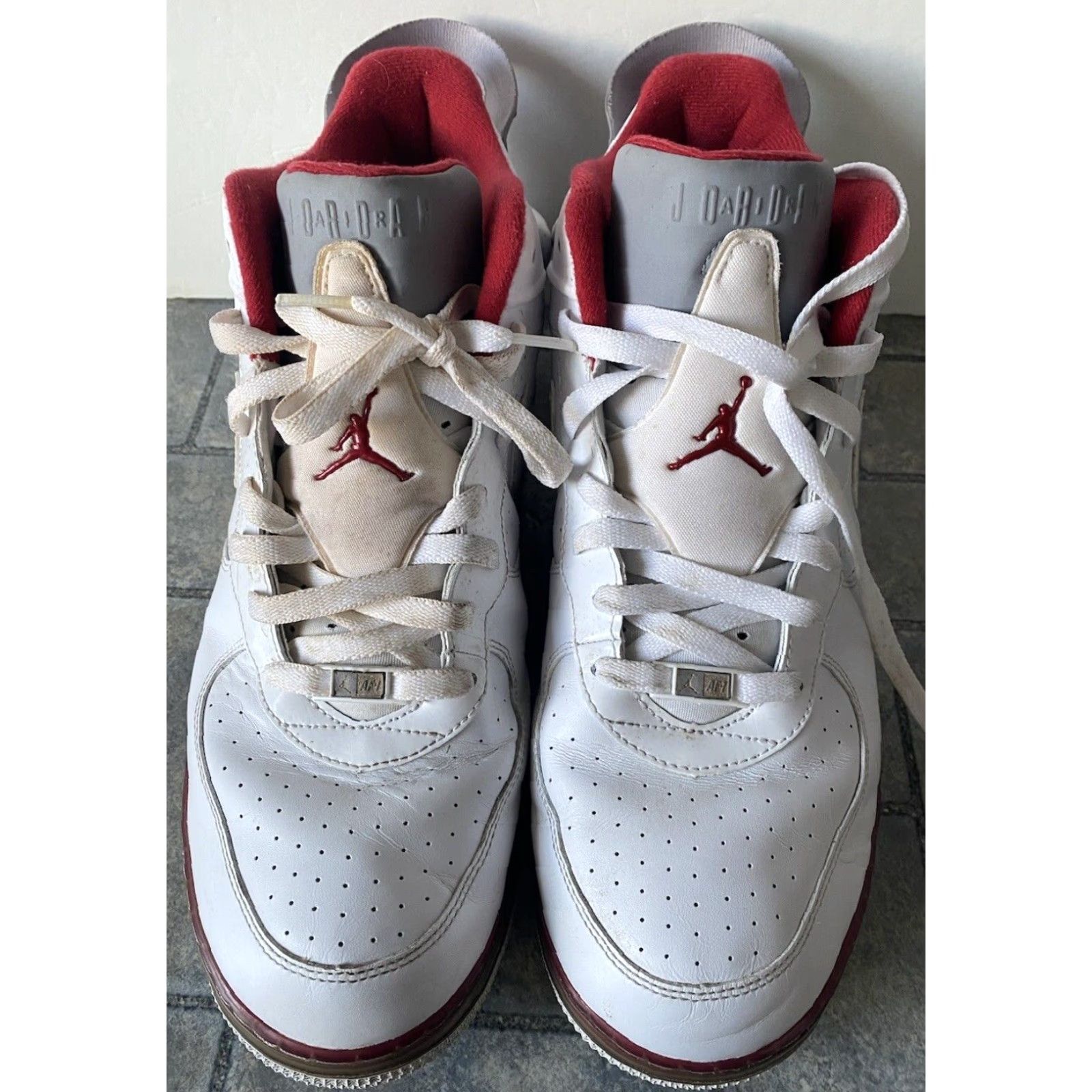 Nike Nike Air Jordan Fusion Sneaker Men 15 White Red Gray 2009 343095161 Size US 15 / EU 48 - 3 Thumbnail