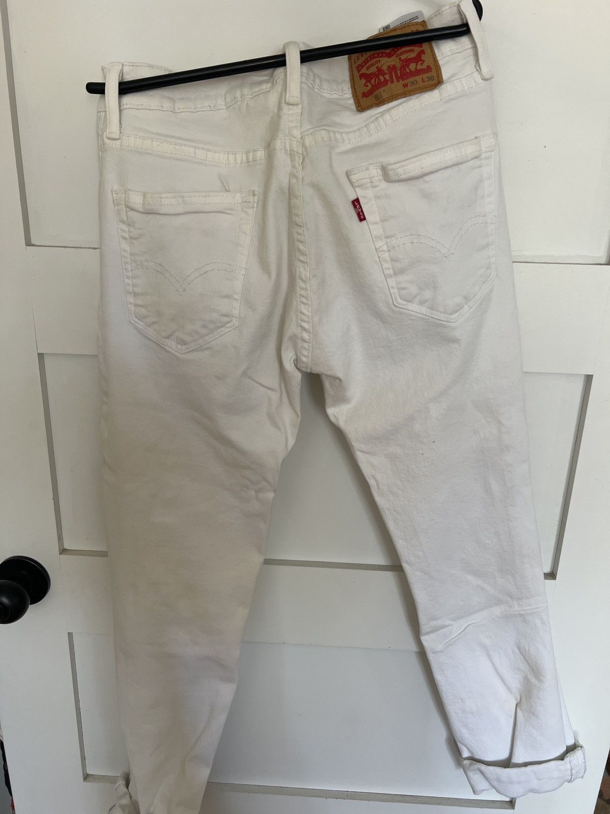 Levi's Levis 511 30x30 White Denim Size US 30 / EU 46 - 2 Thumbnail