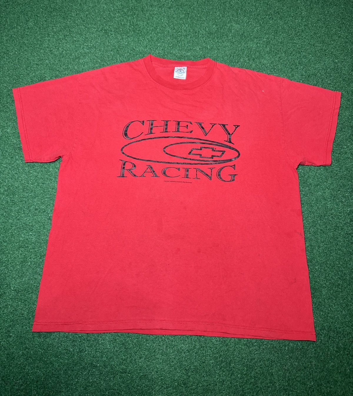 Chevy Racing Car 90s Y2K Grunge Americana XL T Shirt