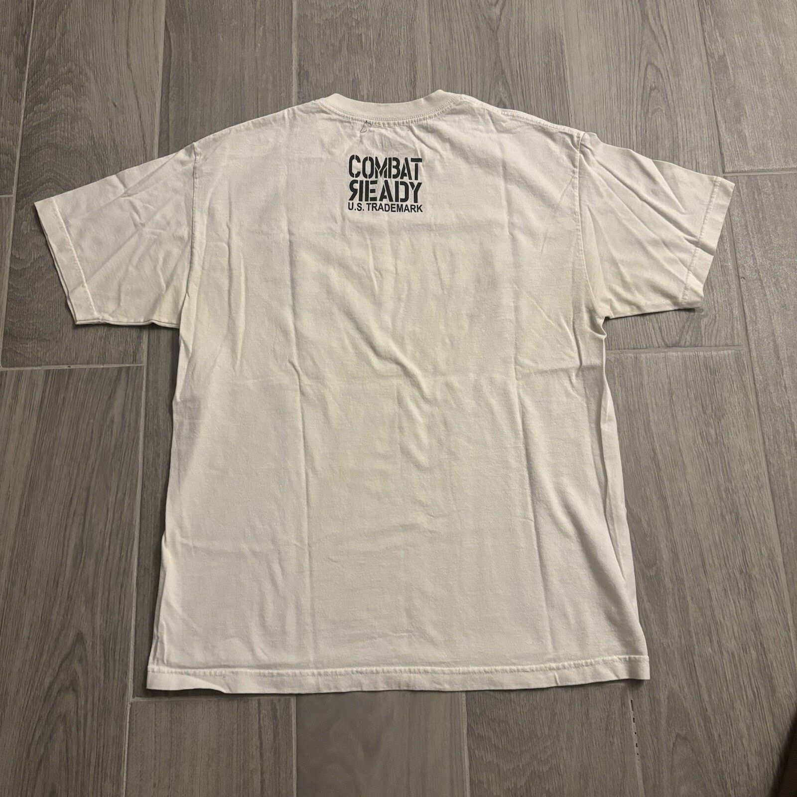 Other Combat Ready Men’s Large Cotton White Graphic Shirt Size US L / EU 52-54 / 3 - 4 Thumbnail