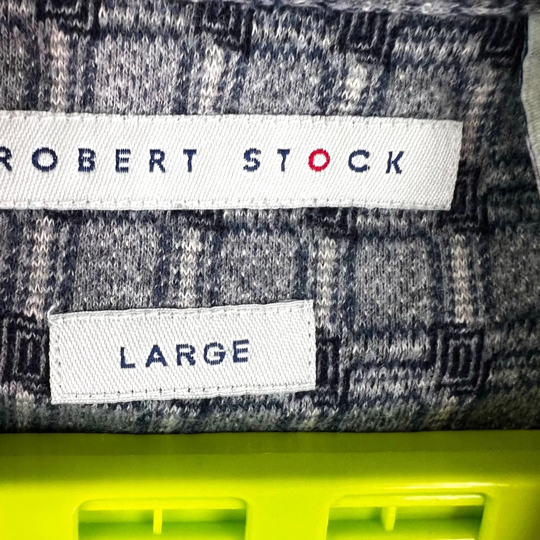 Vintage Robert Stock Gray Geometric Check Polo Shirt Mens Size L Short Sleeve Cotton Size US L / EU 52-54 / 3 - 4 Thumbnail