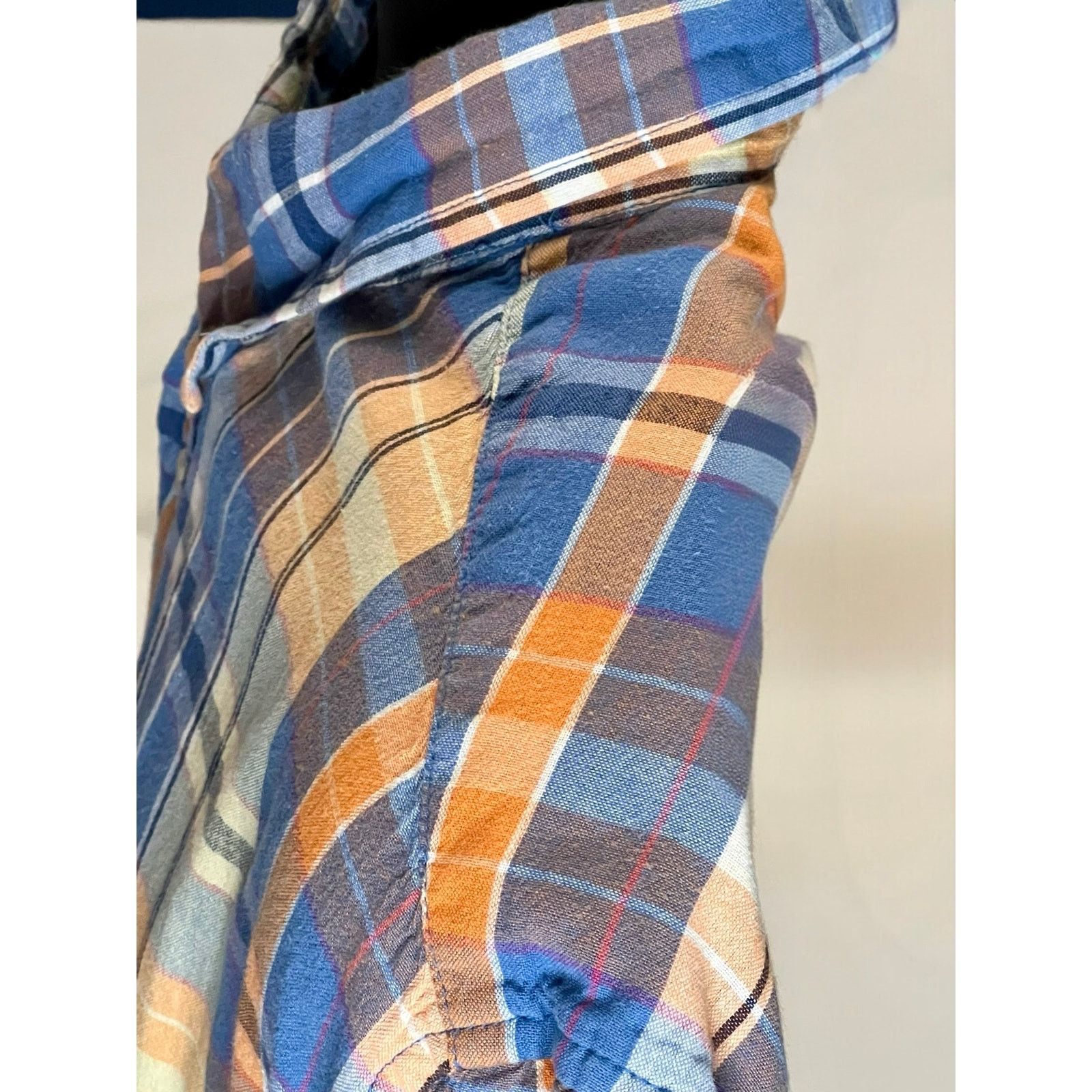 St. Johns Bay St. John’s Bay Men LG Plaid Shirt Classic Fit Short Sleeve Size US L / EU 52-54 / 3 - 5 Thumbnail