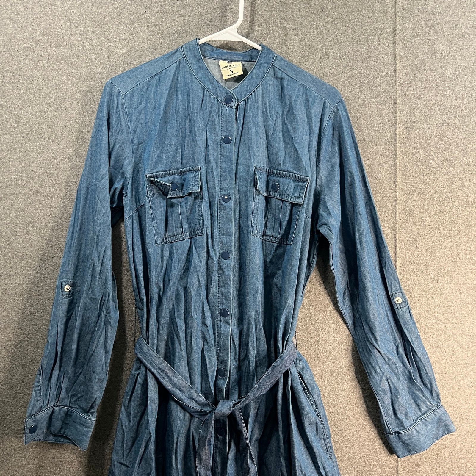 Other Laurie Felt Women Dress Denim Duster Dress Medium Size Small Size S / US 4 / IT 40 - 6 Thumbnail
