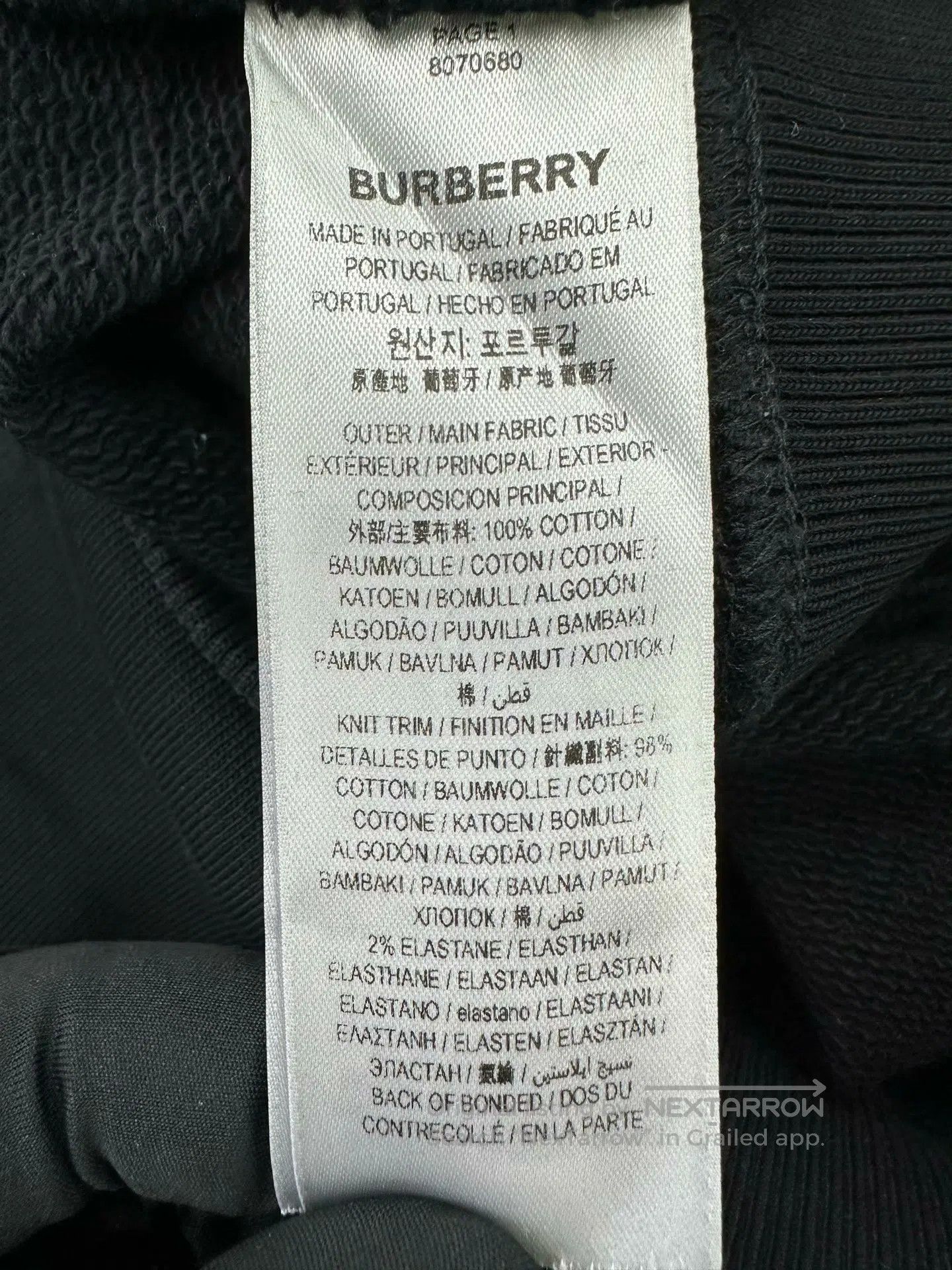Burberry Burberry Black Embroidered War Horse Logo Long-sleeve Hood Size US XS / EU 42 / 0 - 4 Thumbnail