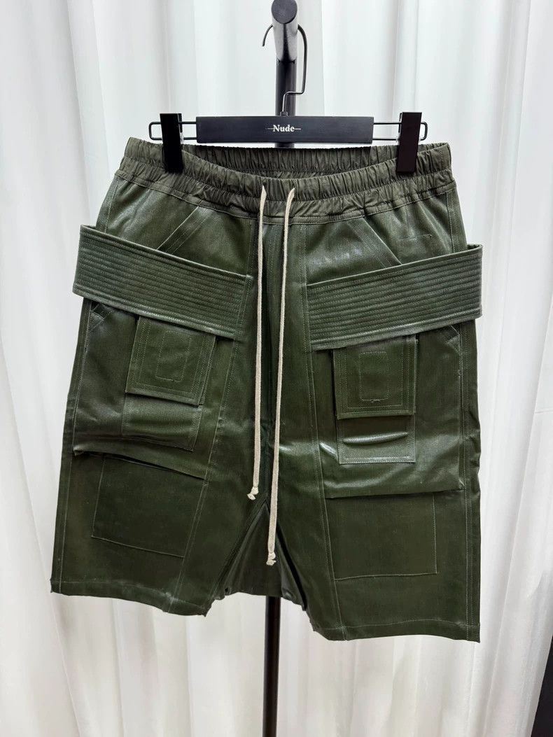 Rick Owens Rick owens size s Thick rubber double-loop pants 2504-Next Size US 28 / EU 44 - 1 Thumbnail