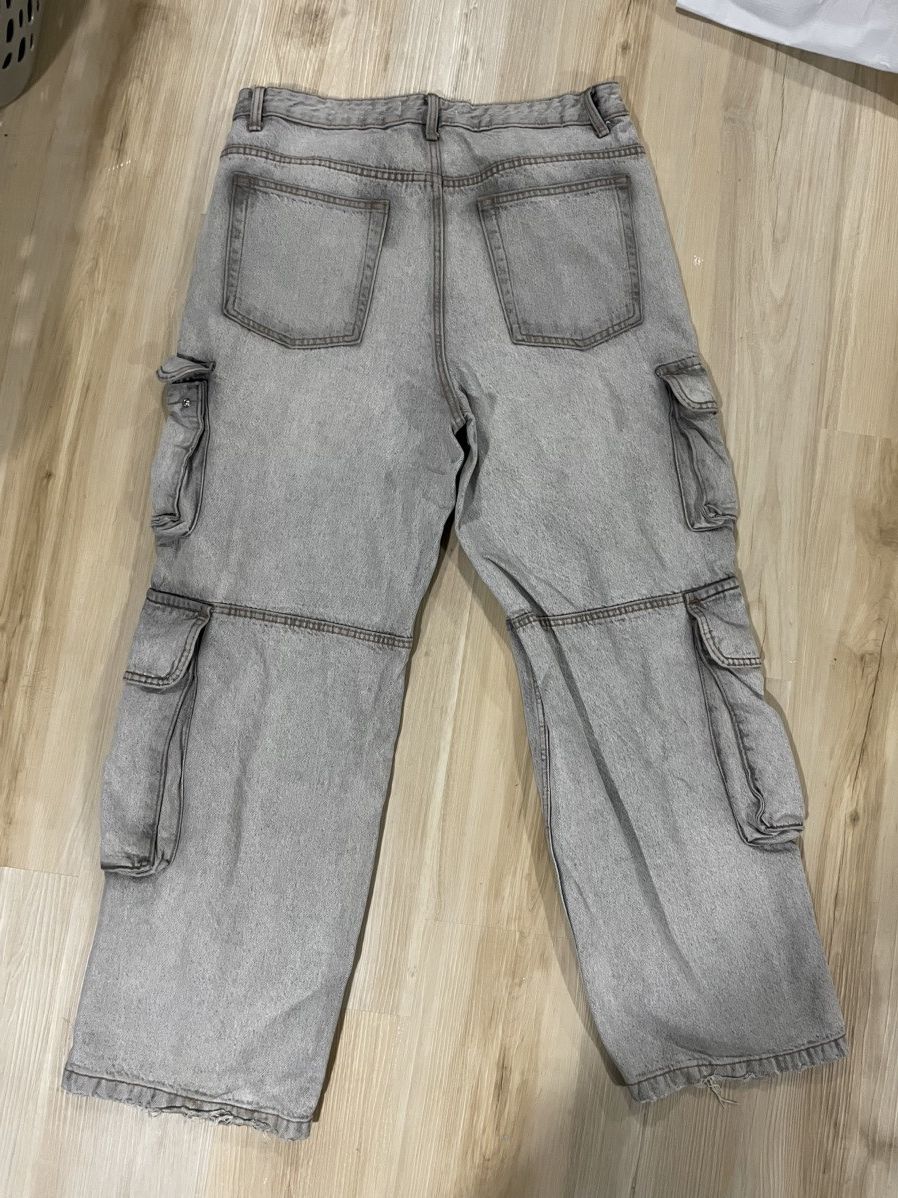 Zara Zara cargo jeans Size US 34 / EU 50 - 3 Thumbnail