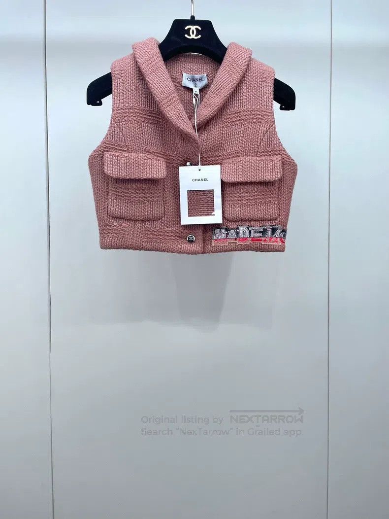 Chanel Chanel 21B Heavy Industry Embroidered Short Vest Size XXS / US 00 / IT 34 - 1 Thumbnail
