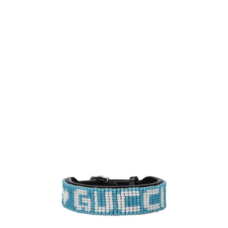 Gucci ob1o1e1124 Size: M / Leather Bracelet in Blue Size ONE SIZE - 1 Thumbnail