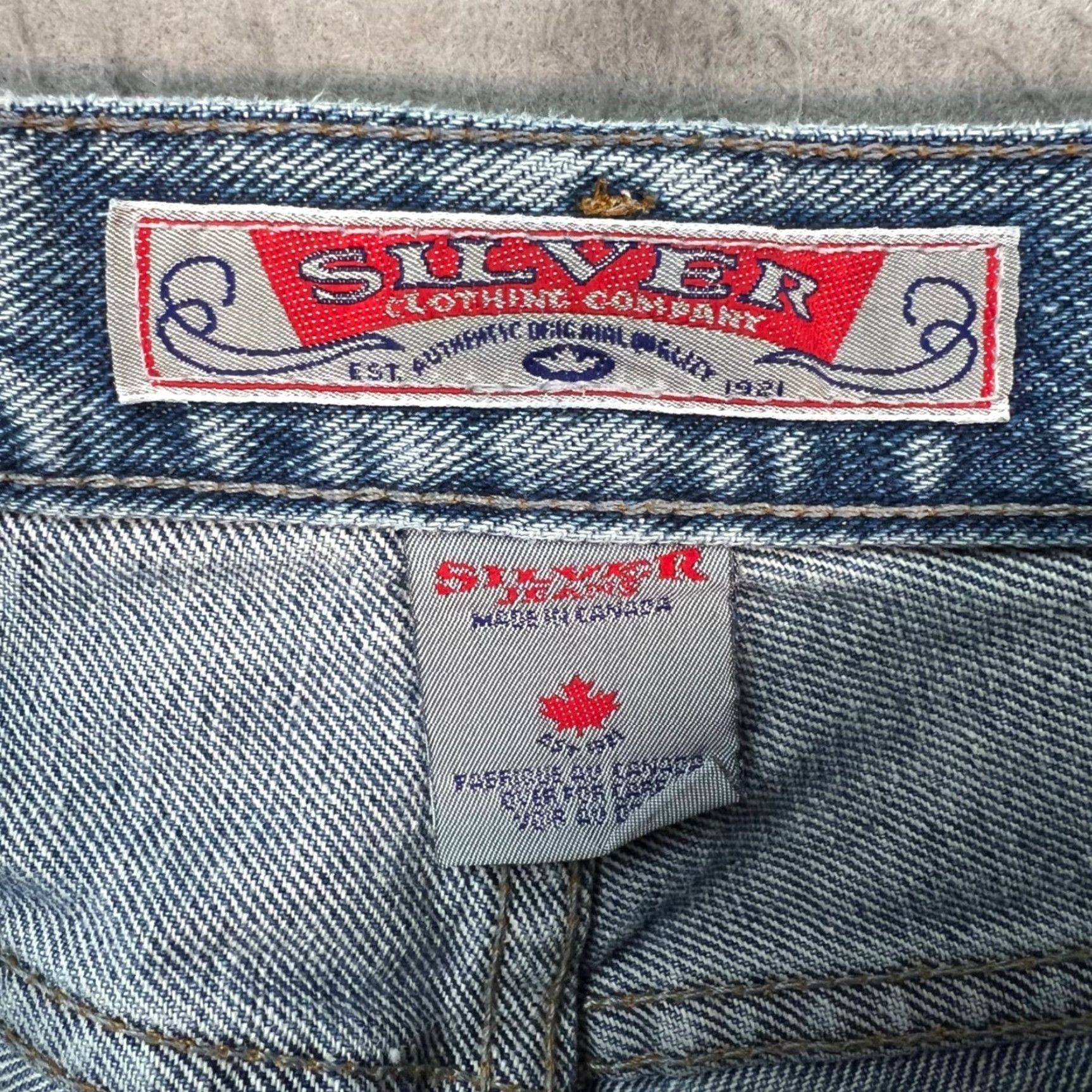 Silver Jeans Co. Silver Jeans Womens Size 26 x 28 Light Wash Denim Straight-Leg Jeans Size 26" / US 2 / IT 38 - 3 Thumbnail