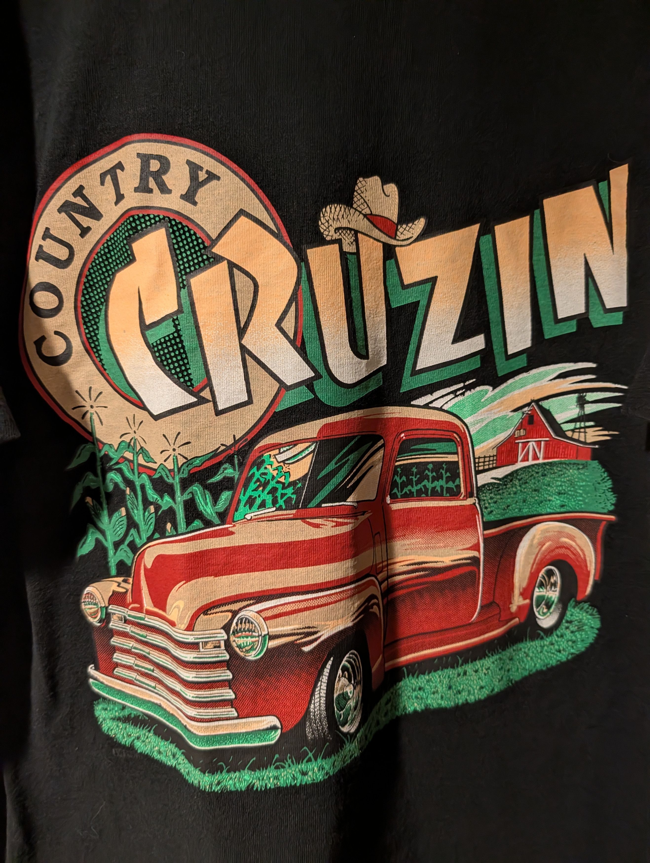 Arts & Science Country Cruzin Chevy Truck Vintage 1991 Fruit of the Loom Size US XXL / EU 58 / 5 - 2 Thumbnail