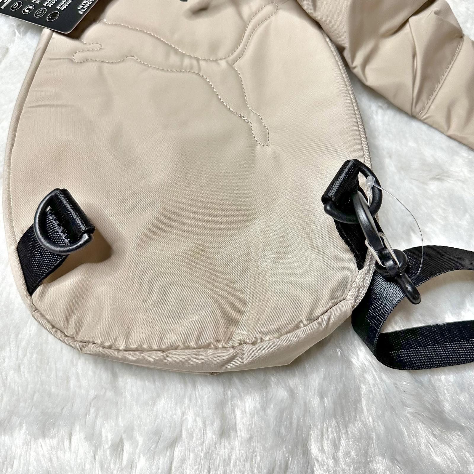 Puma NWT PUMA Unisex Light Beige Myriad Sling Crossbody Bag OS Size ONE SIZE - 3 Thumbnail