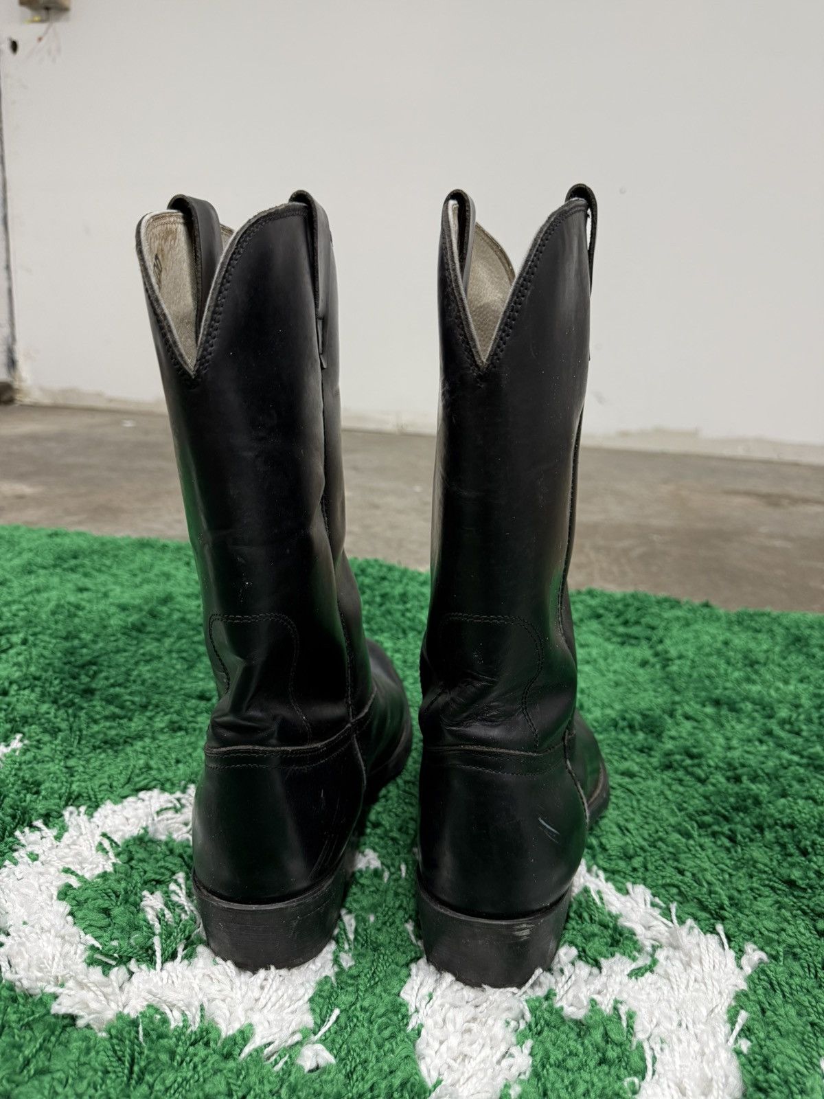 Vintage Vintage Soft Classic Black Leather Durango Cowboy Boots 11EE Size US 11 / EU 44 - 5 Thumbnail