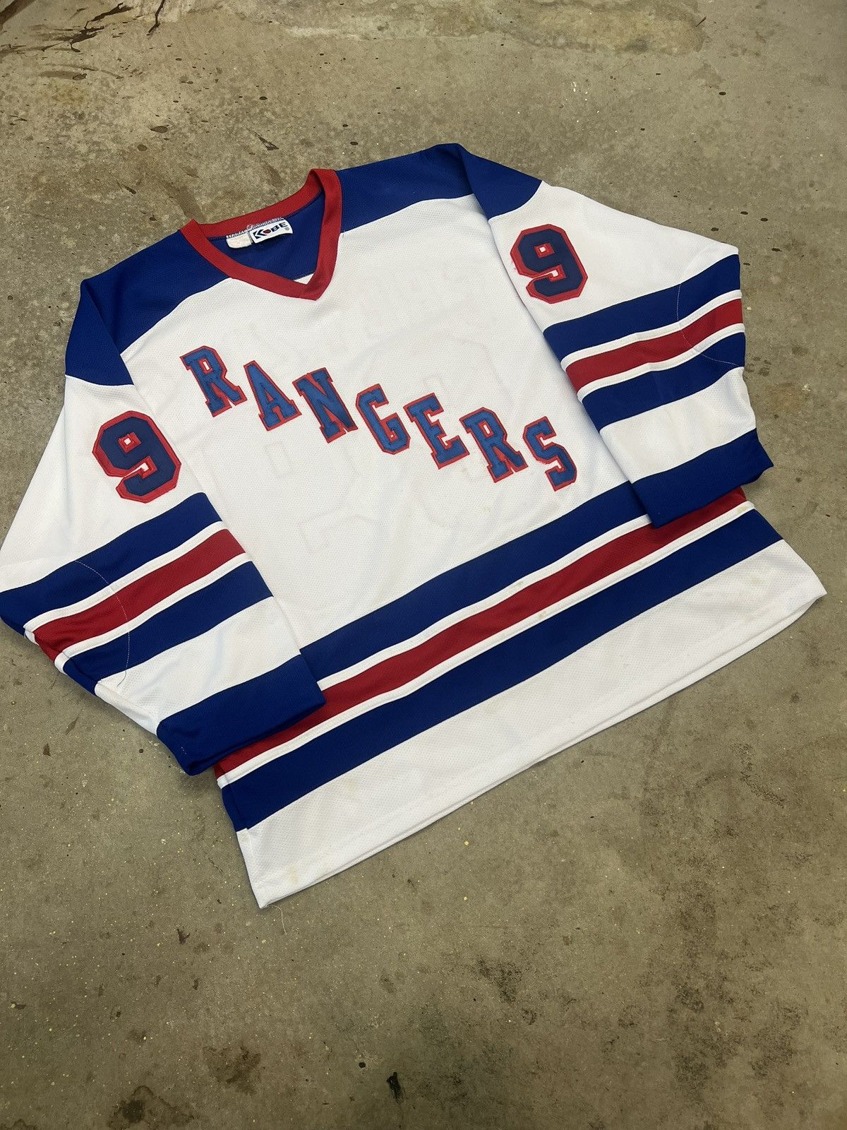 RANGERS Jersey CCM GRETZKY hockey vtg on sale