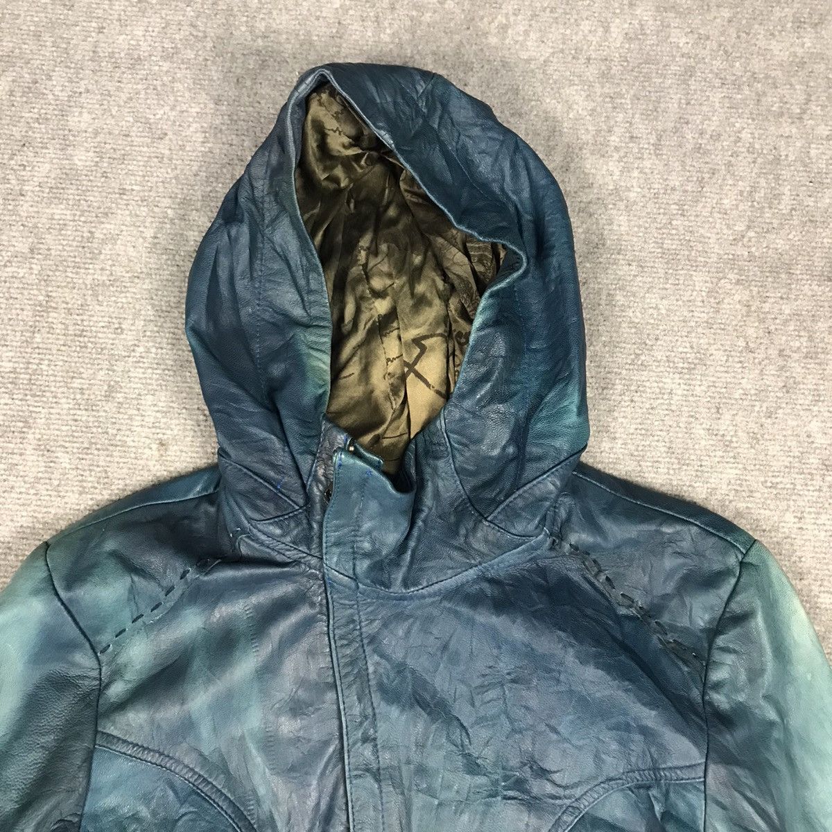 14th Addiction 14th Addiction Ifsixwasnine Style Leather Faded Jacket Size US S / EU 44-46 / 1 - 3 Thumbnail