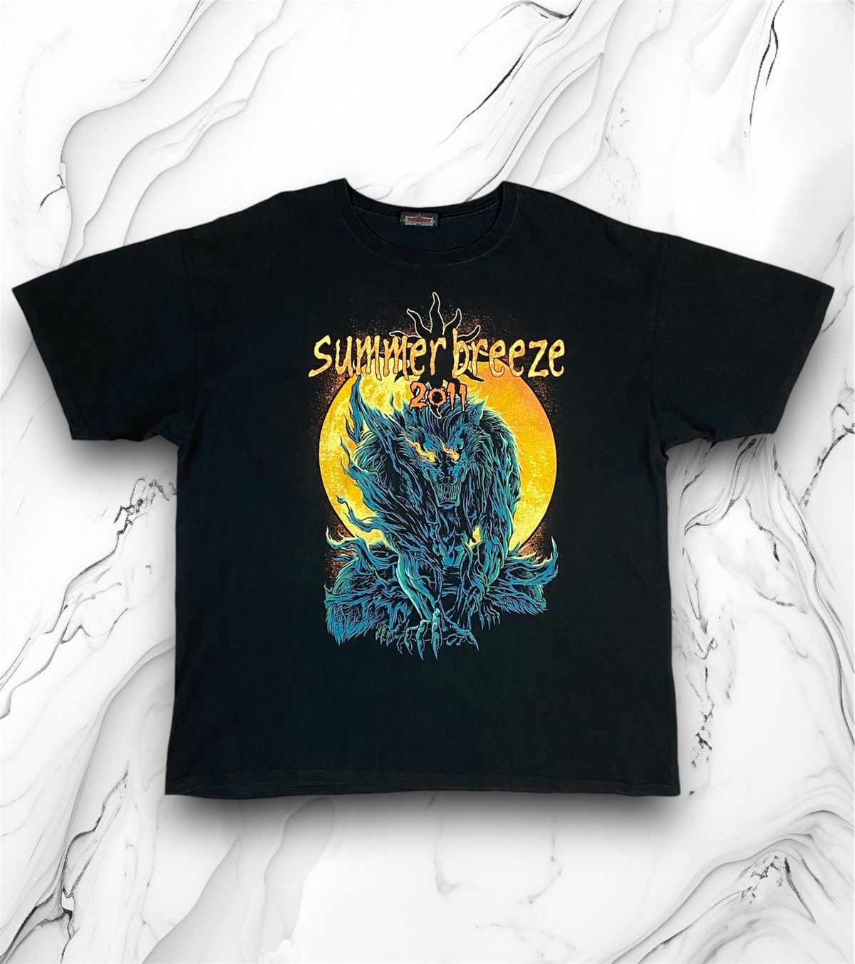 Vintage Vintage 00s Summer Breeze Dinkelsbuhl Craze Tee Size US XXL / EU 58 / 5 - 1 Thumbnail