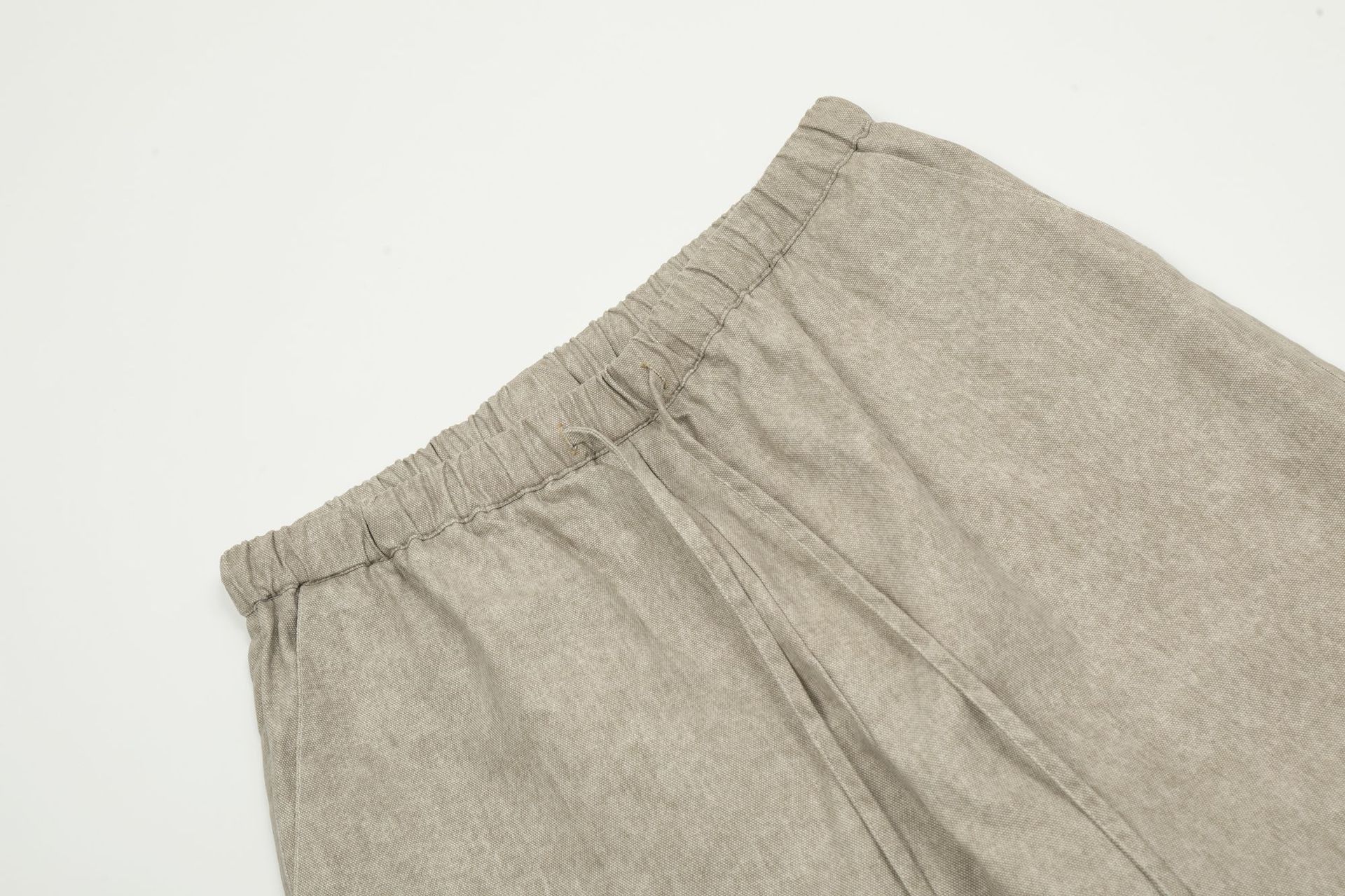 Japanese Brand × Jean Washed distressed loose straight lace-up linen casual jeans Size US 32 / EU 48 - 5 Thumbnail
