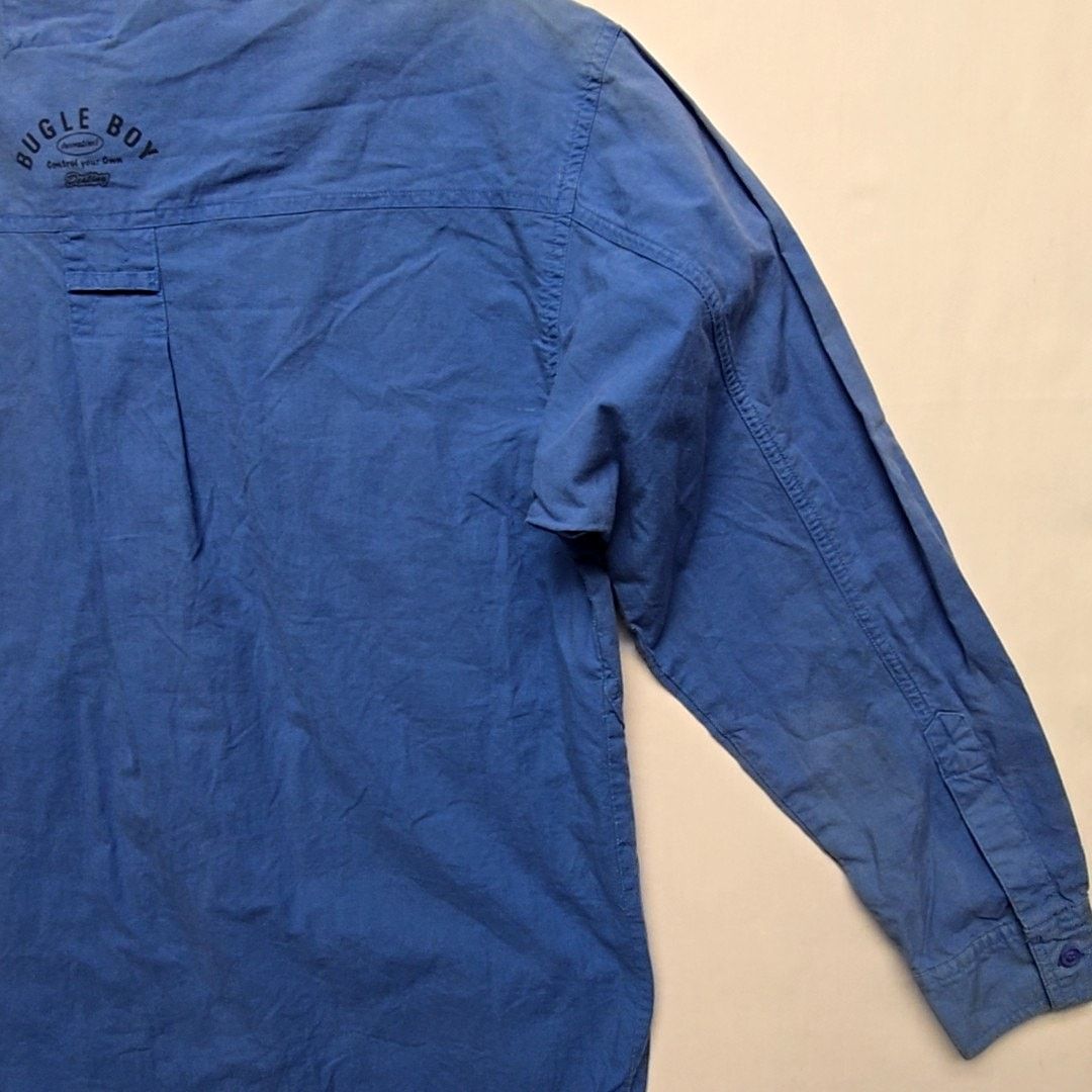 Bugle Boy Vintage Bugle Boy Blue Button-Up Logo Patch M Shirt 90s Size US XL / EU 56 / 4 - 11 Thumbnail