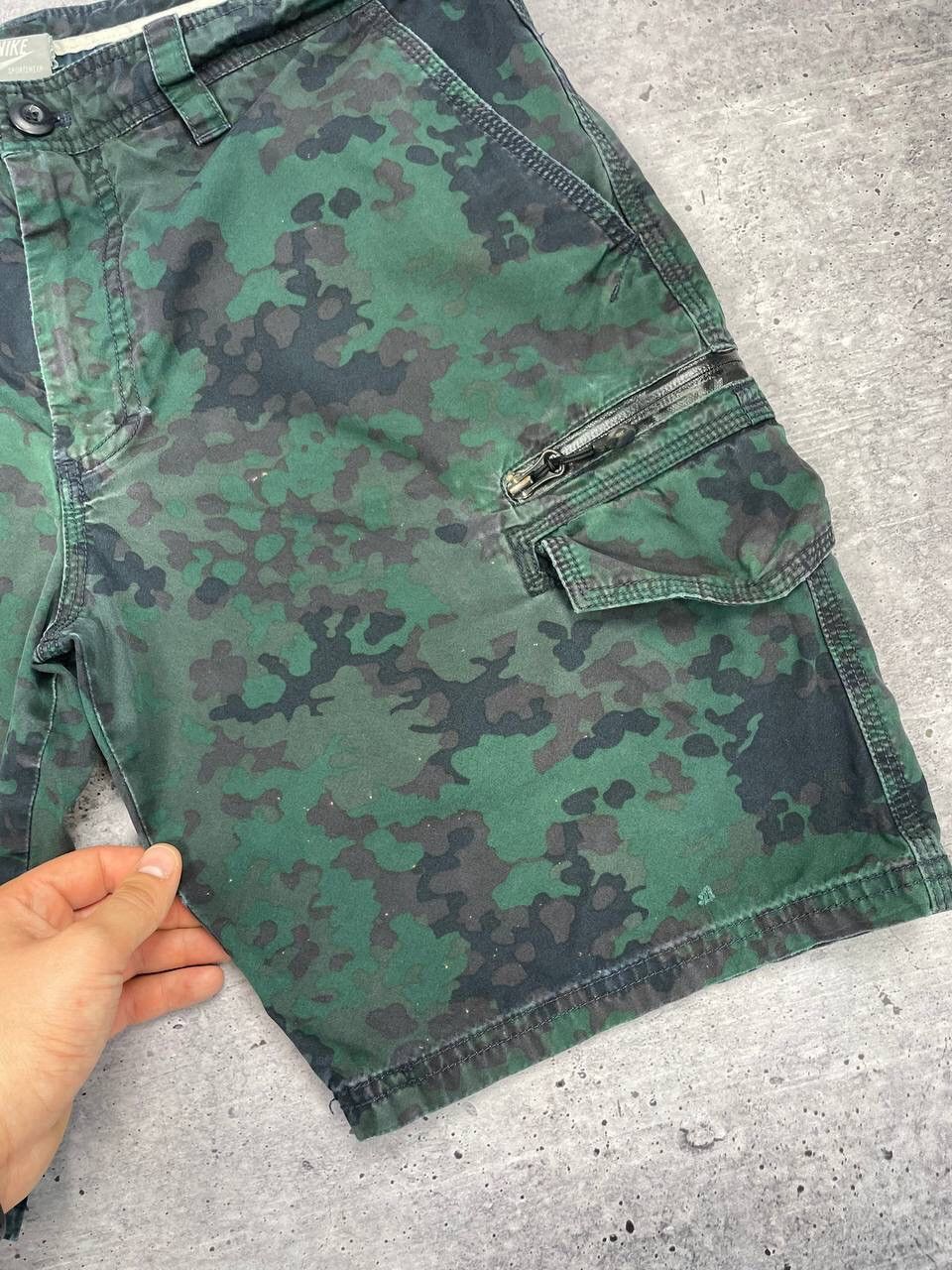 Nike Vintage Nike 90’s Y2K Style Drill Military Cargo Shorts Size US 34 / EU 50 - 6 Thumbnail
