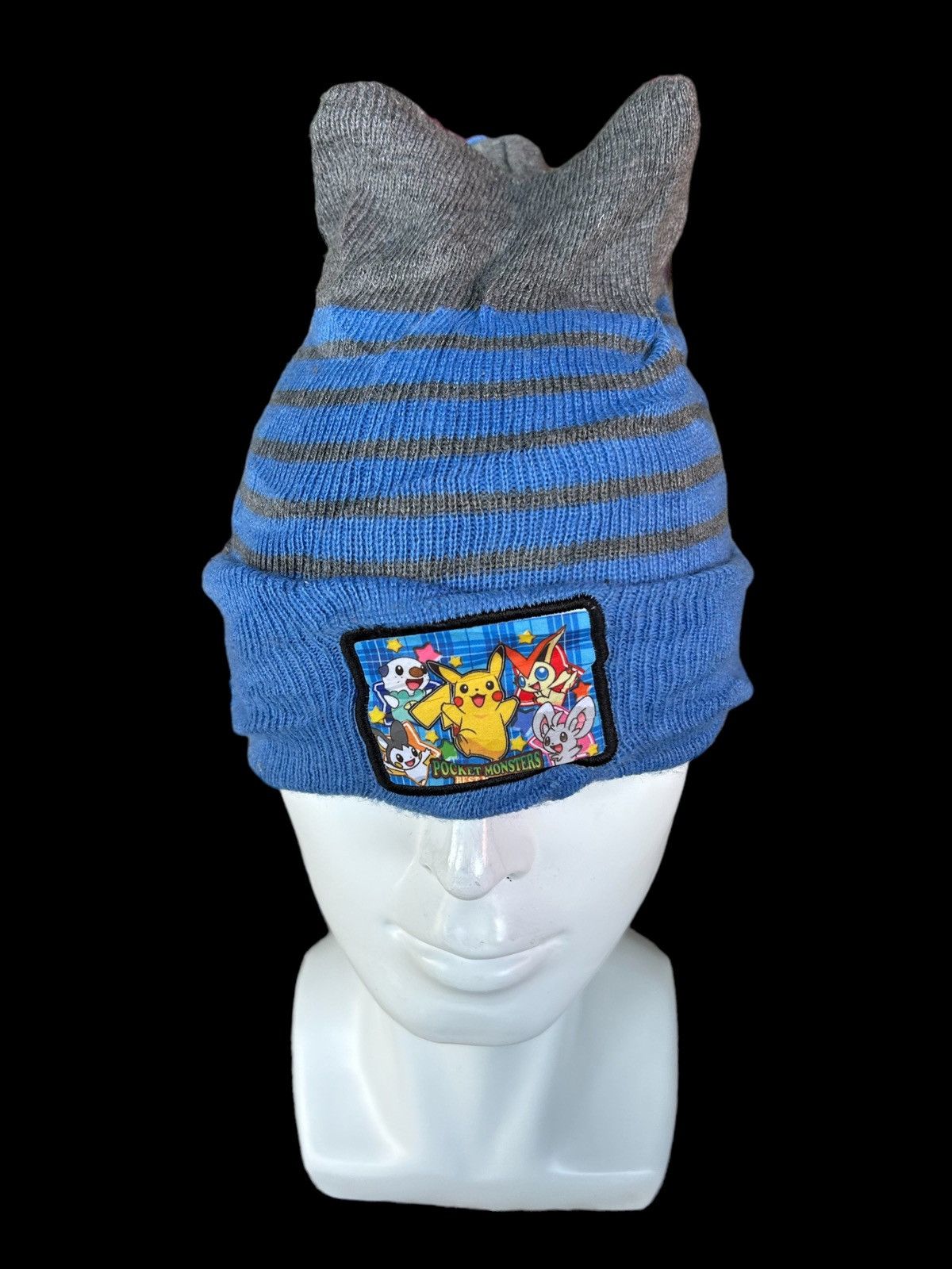 Vintage Pokemon Horn devil Distressed Beanie Hat