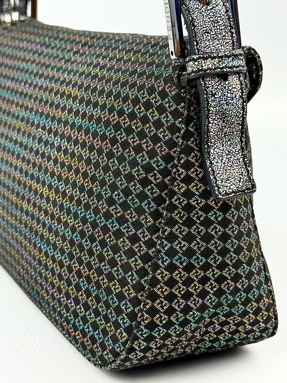 Fendi Fendi - 00’s - Multicolor - Zucca - Double Flap - Baguette Size ONE SIZE - 9 Thumbnail