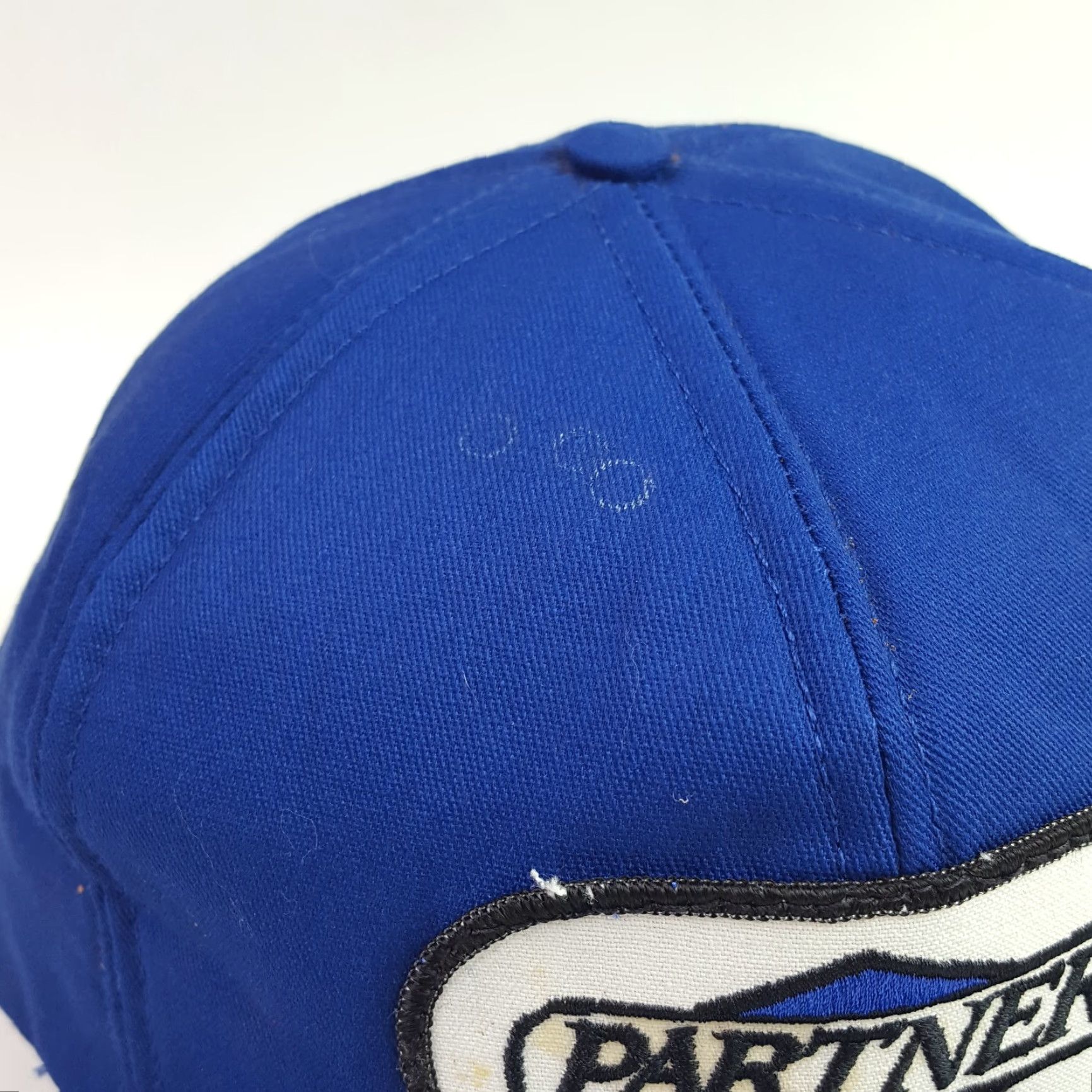 Vintage VINTAGE Swingster USA Made Trucker Hat Patch 80s 90s Farm Cap Adjustable Men Blue Hat Size ONE SIZE - 4 Thumbnail