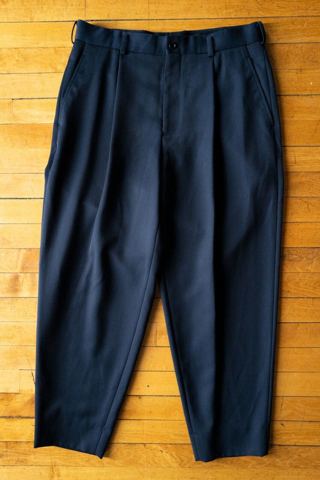Comme des Garcons Comme Des Garcons Navy Pants Sz. L Size US 34 / EU 50 - 1 Thumbnail