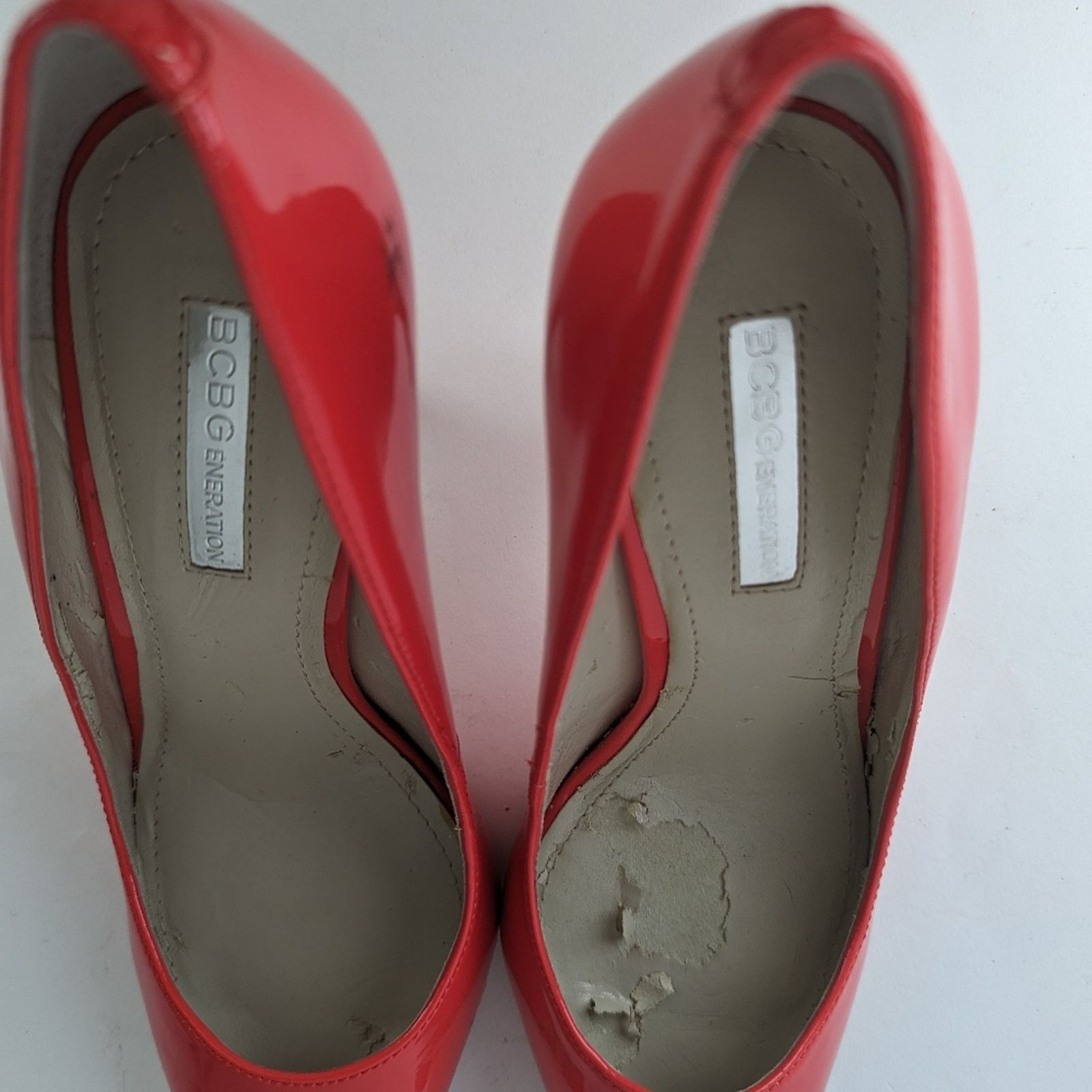 Bcbgmaxazria BGBGeneration Red Stiletto Heels Size US 7.5 / IT 37.5 - 8 Thumbnail