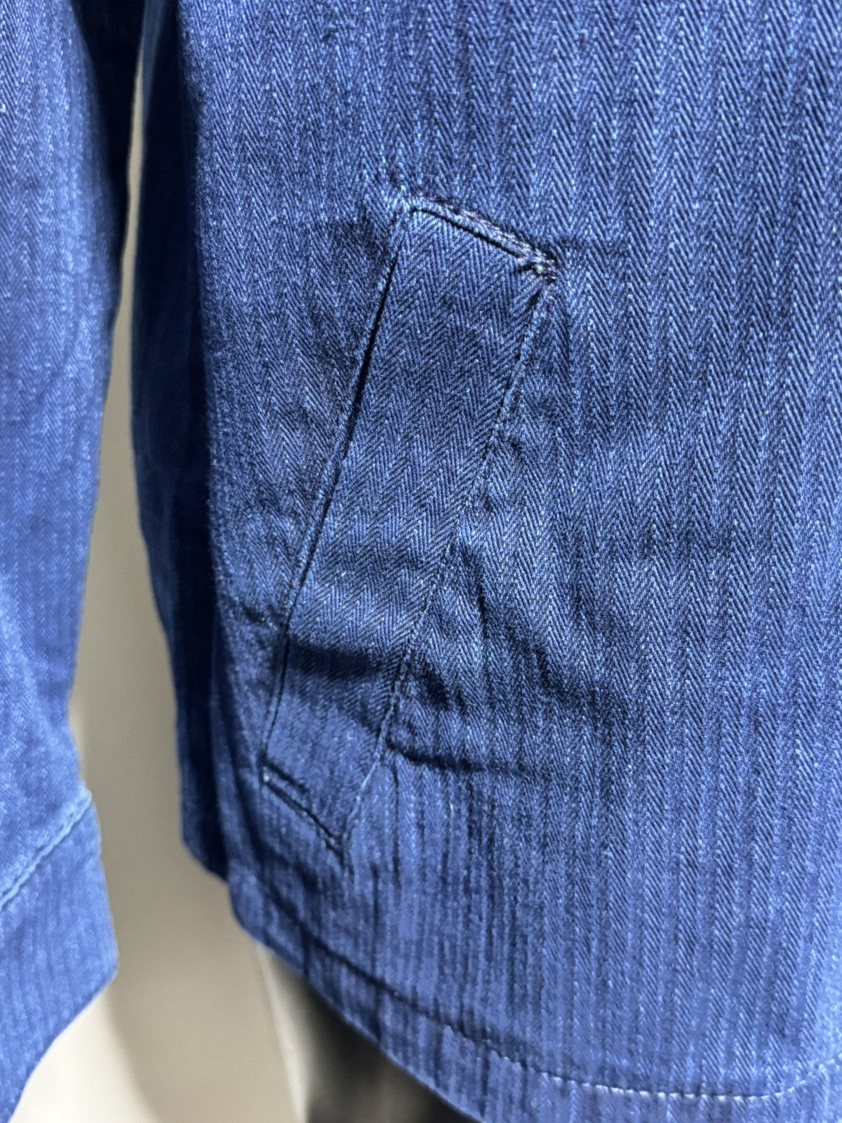 Folk Folk Patch Blue Denim Size Extra Large Overshirt Size US XL / EU 56 / 4 - 4 Thumbnail