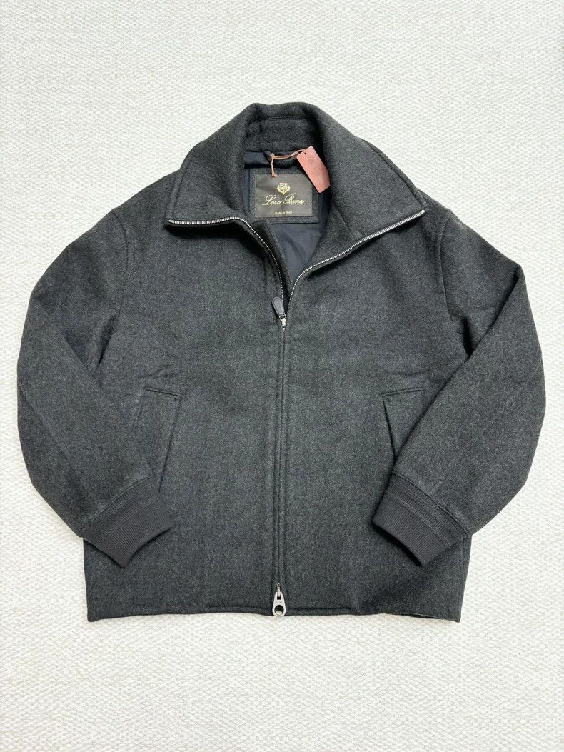 Other LORO PIANA Dark gray autumn coat Size US L / EU 52-54 / 3 - 1 Thumbnail