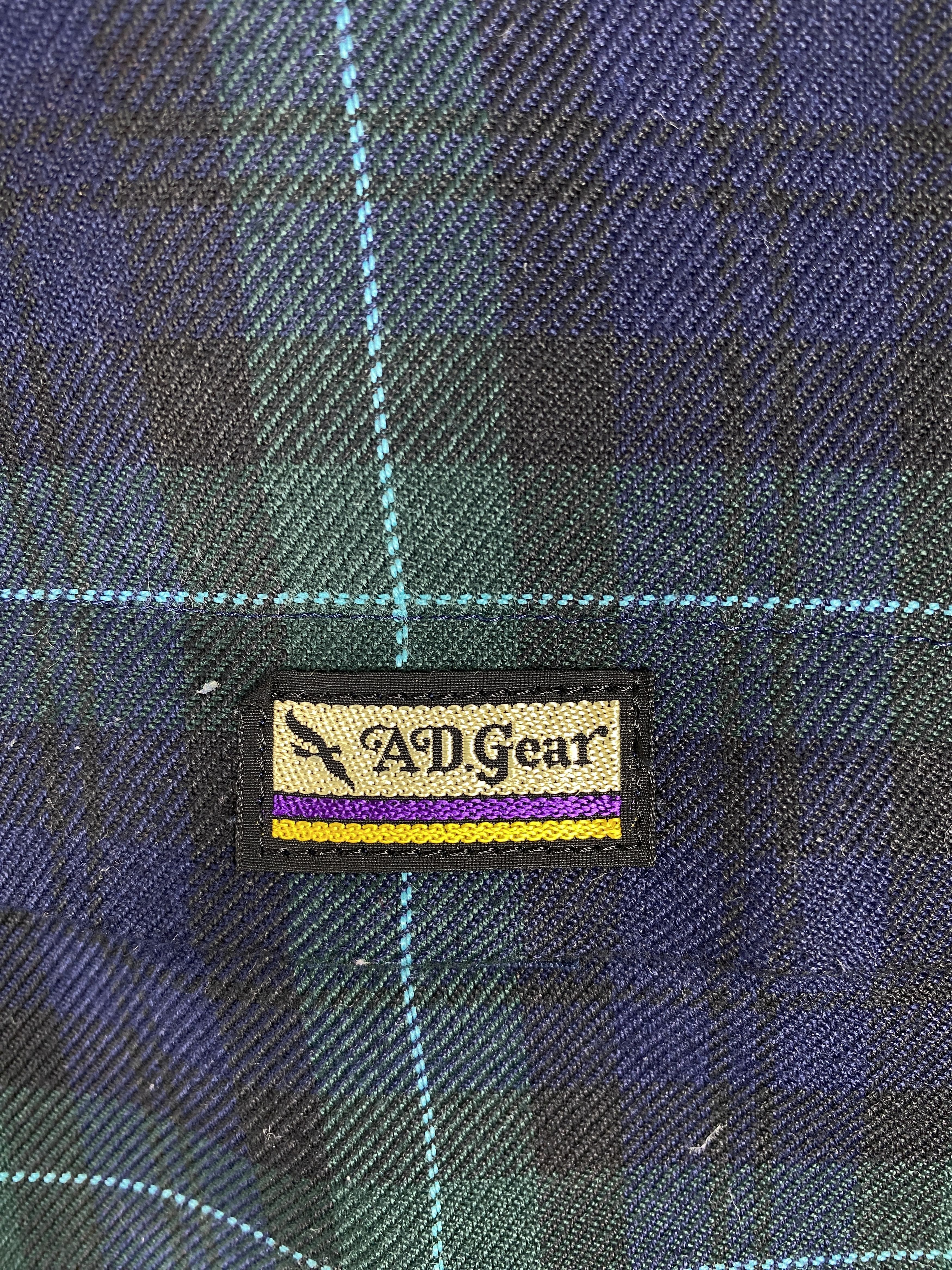 Japanese Brand Vintage AD Gear Reversible Flannel Jacket J2350 Size US S / EU 44-46 / 1 - 11 Thumbnail