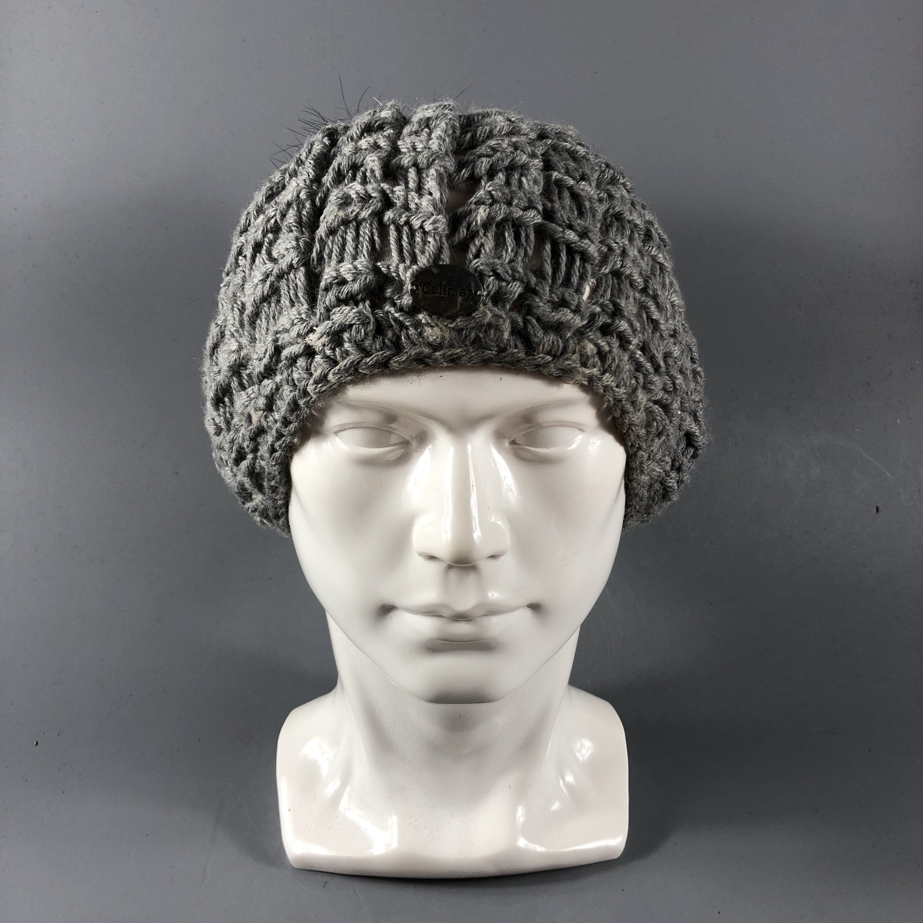 Vintage Calimar Knitted Wool Beanie Snowcap Snow Hat B605 Size ONE SIZE - 2 Thumbnail