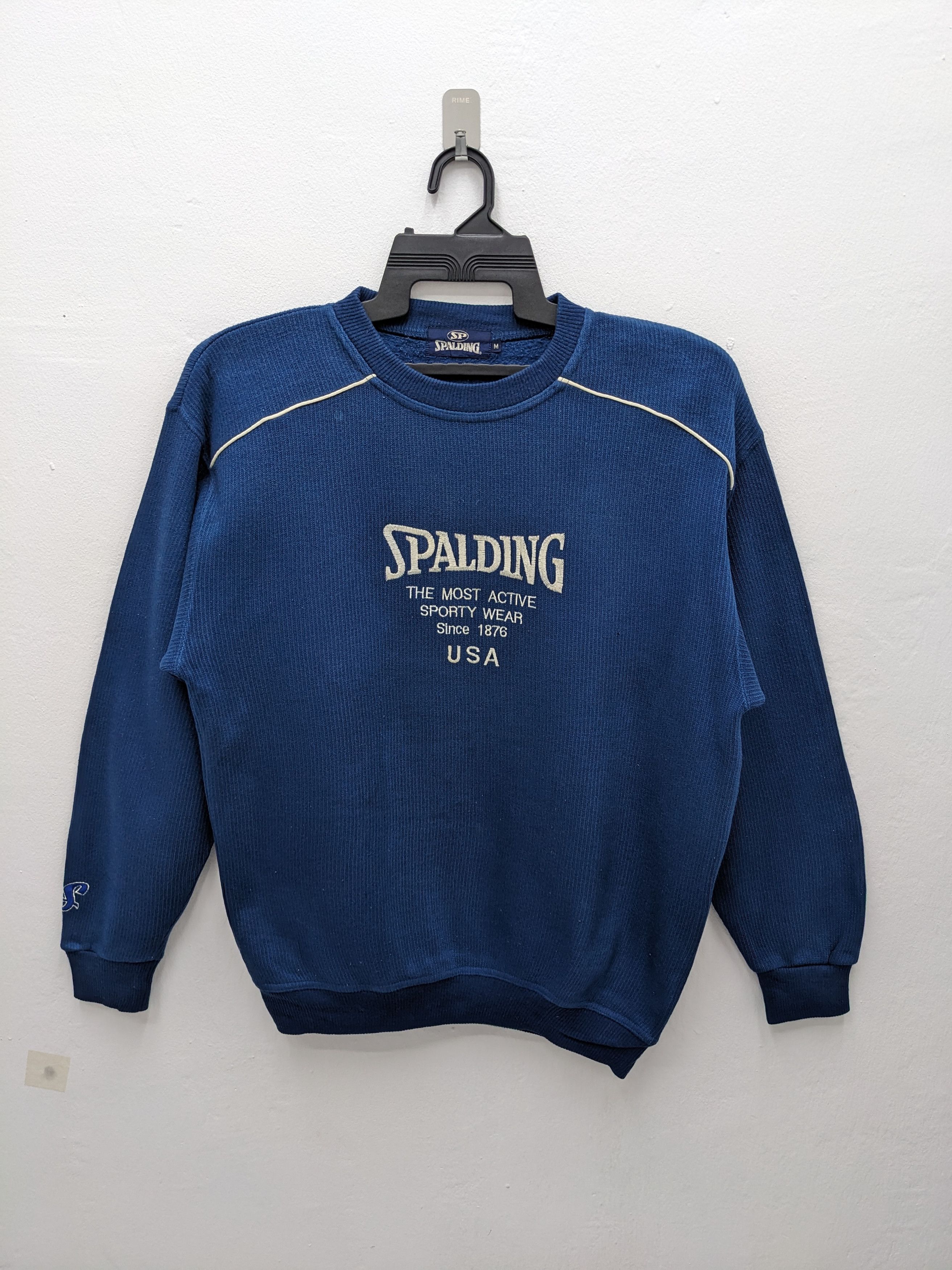 Spalding VINTAGE SPALDING THE MOST ACTIVE SPORTY WEAR USA SWEATSHIRT Size US M / EU 48-50 / 2 - 2 Thumbnail
