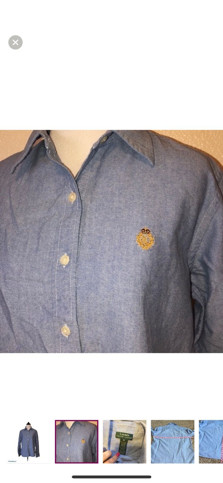 Lauren Ralph Lauren Lauren Ralph Lauren medium button down blouse Size M / US 6-8 / IT 42-44 - 5 Thumbnail