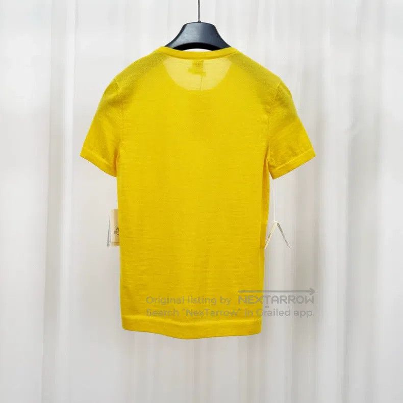 Hermes Hermes Lattice Letter H Cashmere Knit Short-sleeve Size XXS / US 00 / IT 34 - 2 Thumbnail