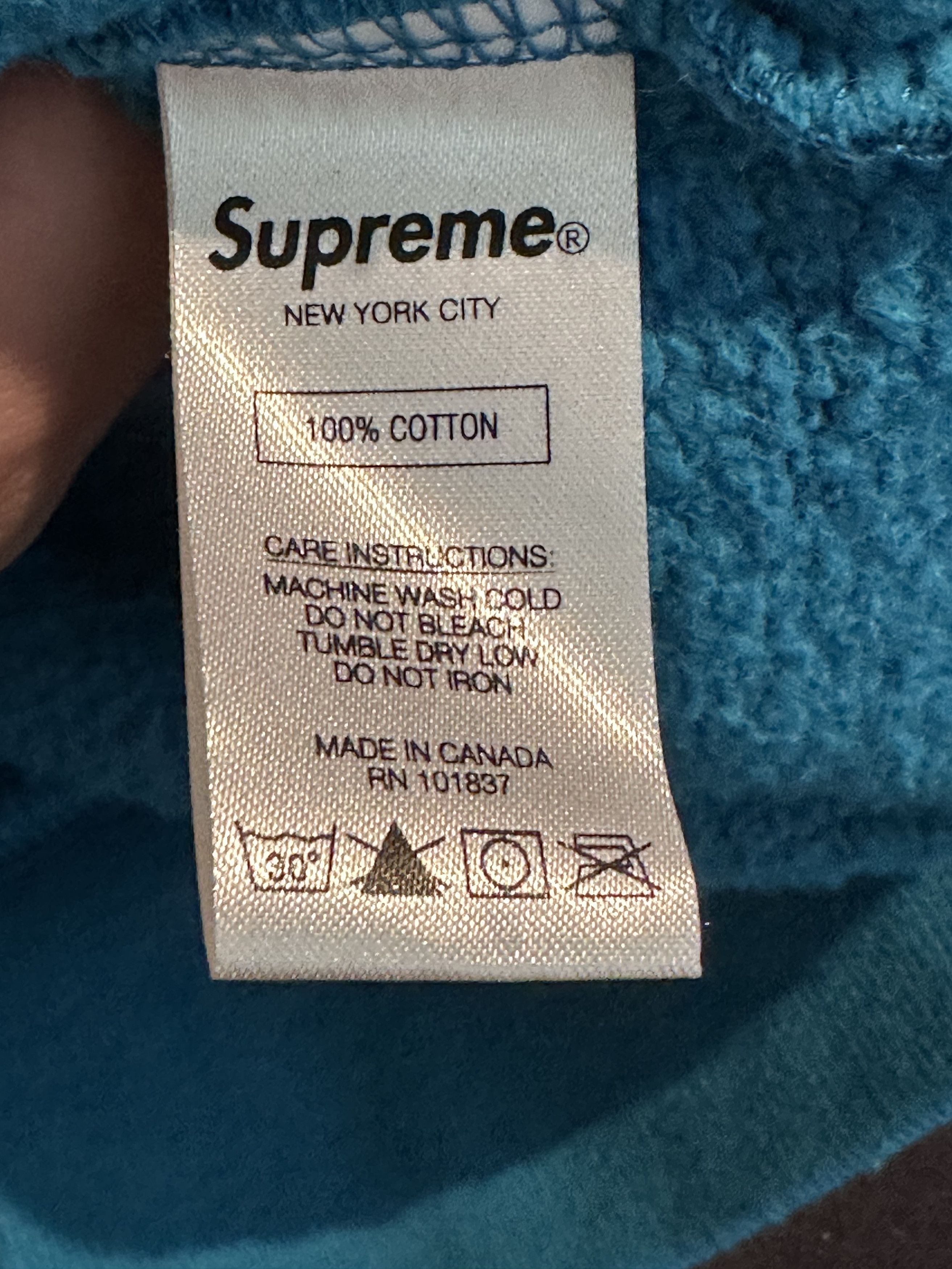 Supreme Supreme SS18 Lee Quinones Screwball Squirrel Hoodie (Blue) Size US XL / EU 56 / 4 - 4 Thumbnail