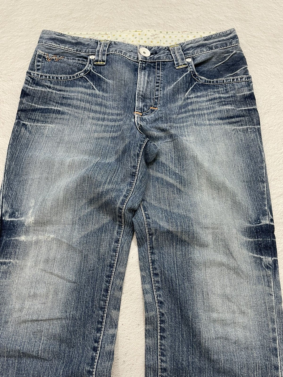 Edwin 2000s Edwin Vintage Faded Denim Stonewash Y2K Size 34" / US 12 / IT 48 - 3 Thumbnail